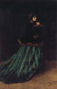 Claude Monet, Camille or The Woman with a Green Dress